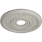 Ekena Millwork Genevieve Ceiling Medallion (Fits Canopies up to 3 1/2"), 16 1/8"OD x 3 1/2"ID x 7/8"P, Pot of Cream CM16GNPCF - alternate 2
